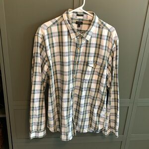 Men's J. Crew Slim Fit Plaid Button Down Shirt XL